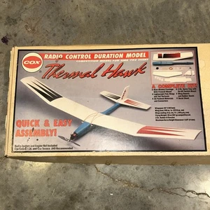 KIT AVIÓN R/C COX, HALCÓN TÉRMICO, VINTAGE 53" Nuevo En Caja Abierta - Imagen 1 de 6