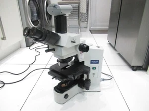 OLYMPUS BX41TF FLUORESCENCE BINOCULAR BX41 U-SDO3 LED POINTER STEREO MICROSCOPE - Picture 1 of 16