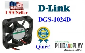 1x Leise Version Ersatz Lüfter für D-Link DGS-1024D DES-1024D - Bild 1 von 4