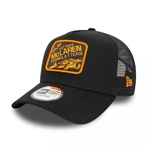 McLaren Racing F1 Cappuccio camionista patch grafica adulti - nero - Foto 1 di 5