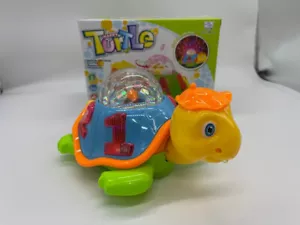 Juguete musical con luz giratoria Happy Turtle 1 2 A B para niños pequeños - Imagen 1 de 1