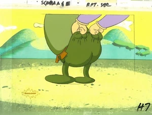 Ren & Stimpy Original 90s Animation Art Production Cel Pants Pull - Bild 1 von 2