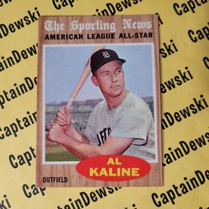 Tarjeta de béisbol vintage Al Kaline 1962 Topps #470 de la corte Liga Americana All-Star - Imagen 1 de 6