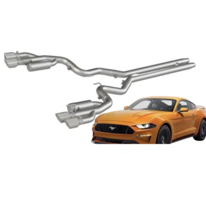 MBRP CatBack Exhaust System 3" Pipe Tip Fits 2018-2023 Ford Mustang 5.0L V8 - Picture 1 of 5