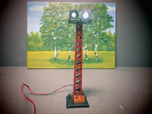 Marx 416A Flood Light Tower RED & BLACK - WORKING . - Picture 1 of 6