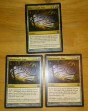 3x Etherwrought Page Artifact UC | Alara Reborn LP | MTG Magic The Gathering