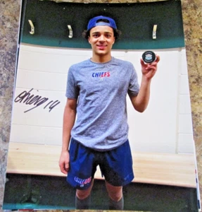 OSSIE MCINTYRE SIGNED 8X10 MATTE PHOTO SPOKANE CHIEFS 2027 NHL DRAFT (D) - Picture 1 of 2