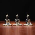 3X Zen Buddha Statues Meditation Decor For Living Room Home Office Tabletop