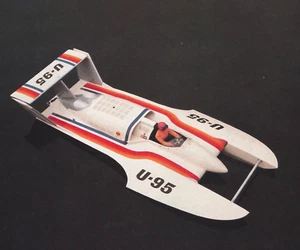 "Planes de barco modelo hidroavión escala 1/8 U-95 planos de envío, plantillas, instrucciones 42" - Imagen 1 de 4