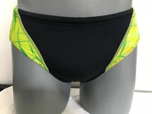 Badehose Schwimmhose Badeslip Wassersport Brief schwarz gelb Gr. 5 - M Neu - Bild 1 von 8