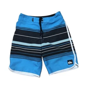 Quicksilver Board/Swim Shorts Multicolored Stripes Drawstring Men’s Size 27 - Picture 1 of 4
