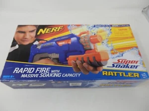 NEU im Karton Nerf Super Soaker Klapper Wasserpistole Schnellfeuer massives Einweichen - Bild 1 von 5