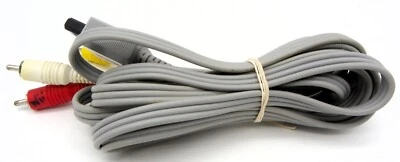 Gray Audio/Video Composite Red Yellow OEM Official Nintendo Wii Cable - Image 1 of 3