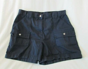 Ladies "Style&co." Size 12 (W31.5/L4.5) Dark Blue, Cargo Shorts - Picture 1 of 5