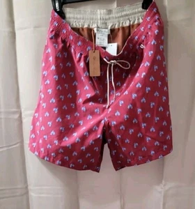 580$ Loro Piana Mens Raspberry Swim Shorts/Trunks Sz:US M/50 EU.Made In Italy  - Picture 1 of 13