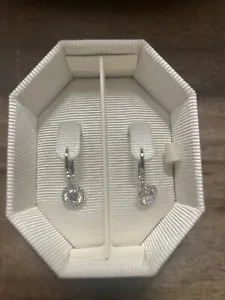 BRAND NEW SWAROVSKI Rhodium Crystal Pave Constella Drop Earrings In Box  5636270 - Picture 1 of 14