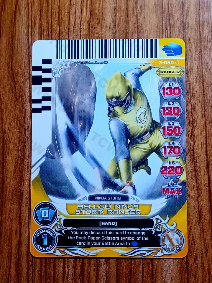 Power Rangers Universe of Hope 3-050 Yellow Ninja Storm Ranger - Image 1 of 1