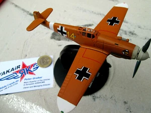  Me - 109 F-4 Africa 1942 Altaya Bf -109 Aircraft YAKAiR/metallo modello 1:72 - Foto 1 di 9
