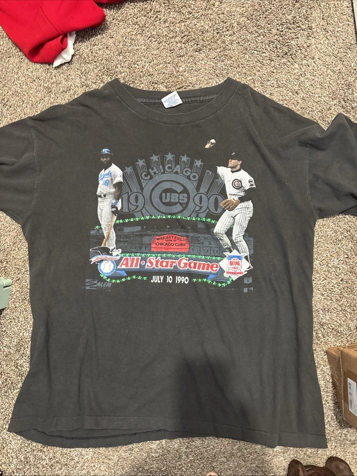 Vintage MLB All Star Game 1990 Bo Jackson Shirt Size XL Salem Sportswear RARE  - Image 1 of 4