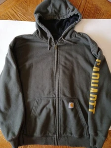 Carhartt Rain Defender Sudadera Térmica con Capucha Cremallera Completa Sudadera Para Hombre Grande D. Verde - Imagen 1 de 24