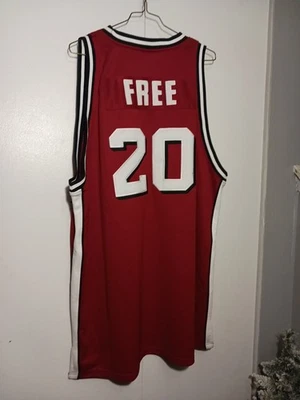 5XL Headmaster Hardwood Legends World B. Camiseta roja Free Guilford #20 para hombre  Foto 1 de 4