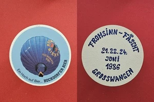 Hochdorfer Bier Heißluftballon Brauerei Bierdeckel Bier - Bild 1 von 1