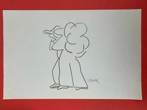 Diego Rivera Drawing on paper (Handmade) signed and stamped - Picture 1 of 2