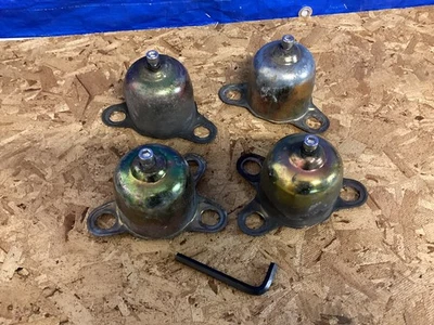 80’s GM BUICK CADILLAC OLDSMOBILE WIRE WHEEL HUBCAP Retaining Cones Wheel Covers - Image 1 of 2