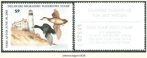 D2K Delaware Ente Briefmarke 2004 9,00 $ - Bild 1 von 1