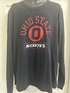 Ohio State Buckeyes Black Long Sleeve Shirt size XXL - Picture 1 of 6