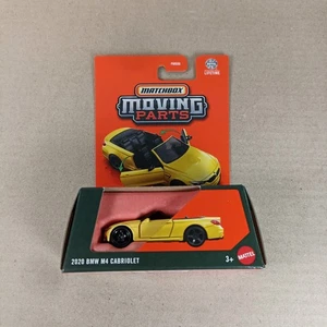 2025 Matchbox Moving Parts 2020 BMW M4 Cabriolet Yellow - Picture 1 of 3