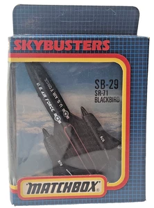 Matchbox 1987 Skybusters SB-29 SR-71 Blackbird Reconnaissance US AIR Force - Picture 1 of 9