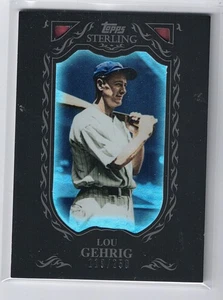 (EX-NM) 2009 Topps Sterling – Lou Gehrig #18 (Black Border) [/250] - Picture 1 of 2