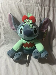 NEU 2023 Walt Disney Parks Urlaub Plüschstich im Pullover mit Mistelzweig 14 Zoll - Bild 1 von 3