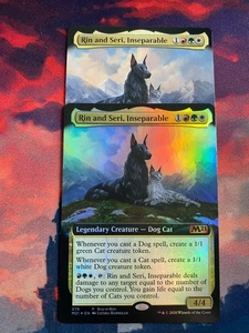 MTG Buy a Box Promo Rin and Seri Inseparable Borderless x 2, One Foil - Picture 1 of 1