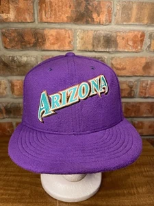 Cappello MLB New Era Arizona Diamondbacks logo viola pile 59Fifty taglia 7 1/8 - Foto 1 di 7