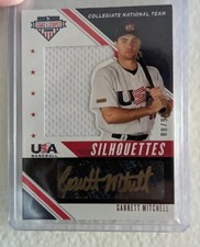 GARRETT MITCHELL Auto Relic # /92 Panini Stars & Stripes Silhouettes Jersey USA 