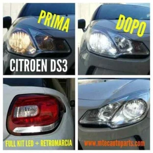 Set Canbus LED H7 12v 6000K 9600 Lumen + Marcha Atrás / Específico Citroen DS3 - Bild 1 von 11