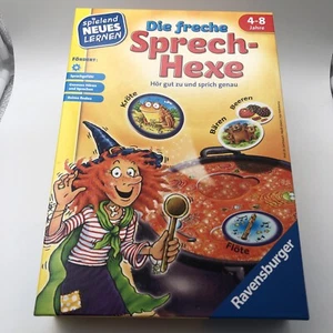 Die freche Sprech-Hexe Ravensburger Lernspiel Sprache genauHören Sprechen Reime - Bild 1 von 11