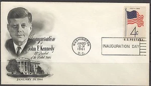 CUBIERTA DE INAUGURACIÓN --- KENNEDY -- 20 DE ENERO DE 1961 - Imagen 1 de 1
