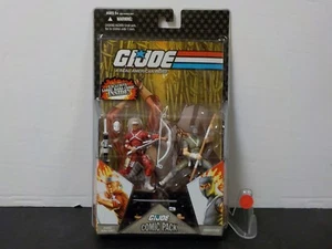G 305 Hasbro GI Joe 25th Anniversary Comic 2 Pack (Scarlett & GI Joe Hawk) New - Picture 1 of 3