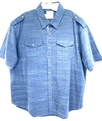 Camisa Alexander Julian Colores Para Hombre Talla 2XL Azul Abotonada (I5) Nueva Con Etiquetas Foto 1 de 4