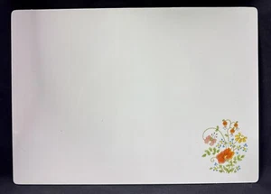Vintage Corning Wildblumen Thekensparer Schneidebrett 10"x14" Wildblumen - Bild 1 von 5