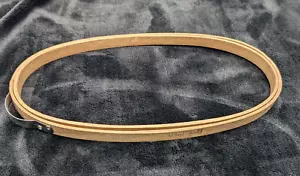 Vintage Princess Wood Oval Bow Spring Tension Embroidery Needlework Hoop 9"x4.5" - Picture 1 of 7