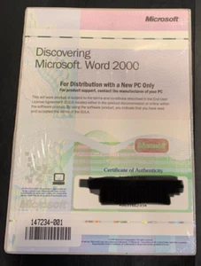 Microsoft Word 2000 New and Sealed - Picture 1 of 2
