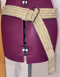 Handmade Vegan twine hemp Boho Belt Hippie Unisex Eco-Friendly vintage - Picture 1 of 5