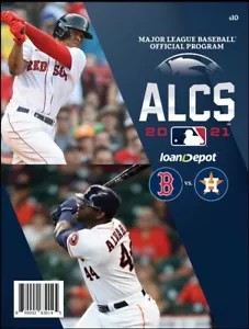 2021 ALCS PROGRAM BOSTON RED SOX VS. HOUSTON ASTROS AMERICAN LEAGUE CHAMPIONSHIP - Picture 1 of 1