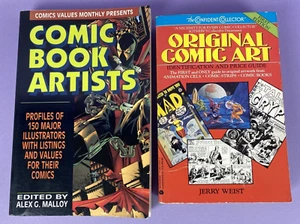 Comic Book Artists Alex Malloy 1993 + Original Comic Art Jerry West 1992 - Imagen 1 de 11
