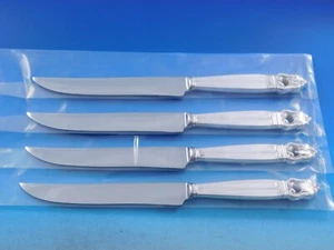 Royal Danish by International Sterling Silver Steak Knife Set Texas Sized Custom - Picture 1 of 6