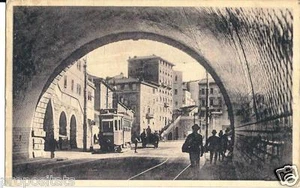 ts 123 1927 TRIESTE Traforo Montuzza e Piazza Sansovino viagg.FP Ed.Parovel - Bild 1 von 1